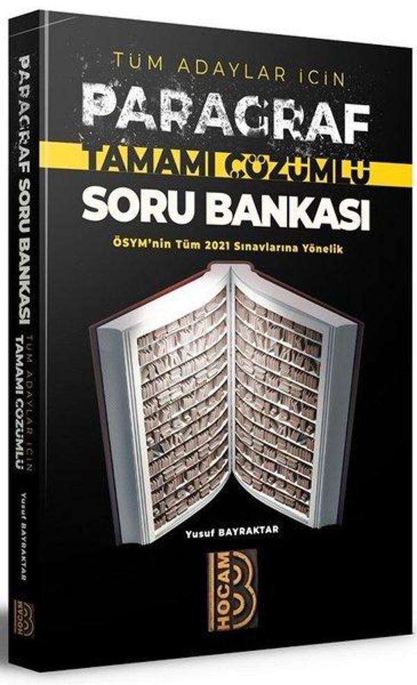 2021 Tüm Adaylar İçin Tamamı Çözümlü Paragraf Soru Bankası - Benim Hocam Yayınları - Image 1