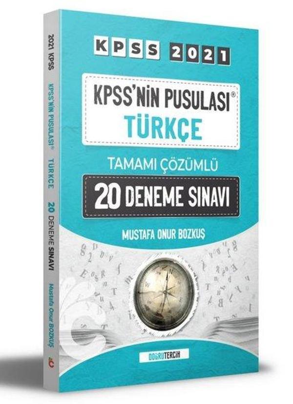 2021 KPSS'nin Pusulası Türkçe Tamamı Çözümlü 20 Deneme Sınavı - Doğru Tercih Yayınları - Image 1