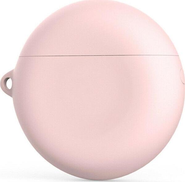 Microsonic Huawei FreeBuds 3 Mat Silikon Kılıf Pembe - Image 1