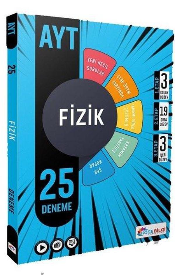 2021 AYT Fizik 25 Branş Denemesi  - Köşebilgi Yayınları - Image 1