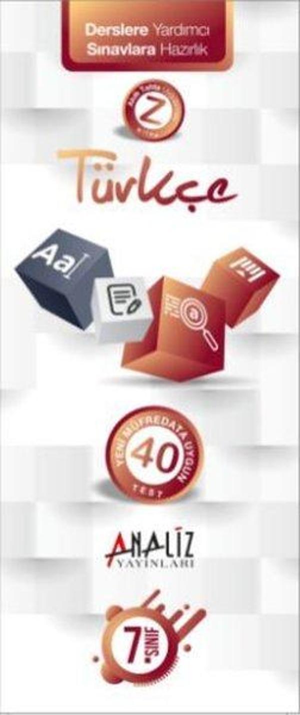 7.Sınıf Türkçe Yaprak Test - Analiz Yayınları - Image 1