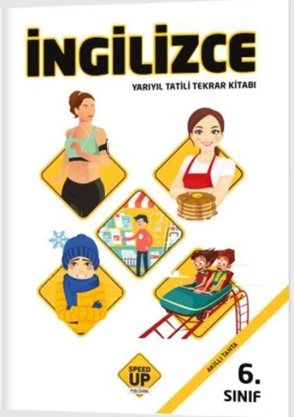 6.Sınıf Yarıyıl Tatili Tekrar Kitabı Yarıyıl Tatili Tekrar Kitabı - Speed Up Publishing - Image 1