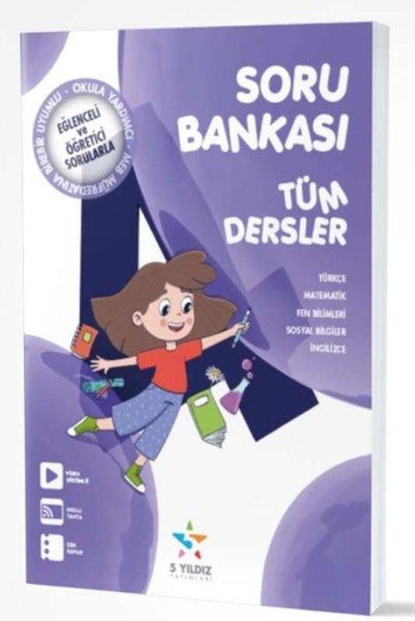 4.Sınıf Tüm Dersler Soru Bankası - 5 Yıldız Yayınları - Image 1