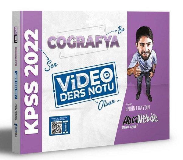 2022 KPSS Coğrafya Video Ders Notu - Hoca Webde Yayınları - Image 1