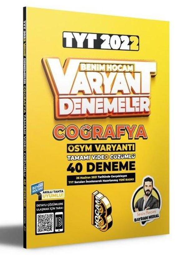 2022 TYT Coğrafya Tamamı Video Çözümlü 12 Deneme Sınavı - Benim Hocam Yayınları - Image 1