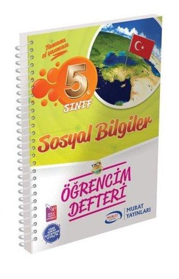 5.Sınıf Sosyal Bilgiler Öğrencim Defteri - Ankara Murat Yayıncılık - Image 1