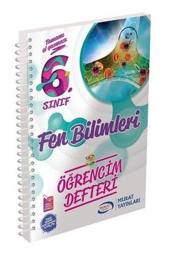 6.Sınıf Fen Bilimleri Öğrencim Defteri - Ankara Murat Yayıncılık - Image 1