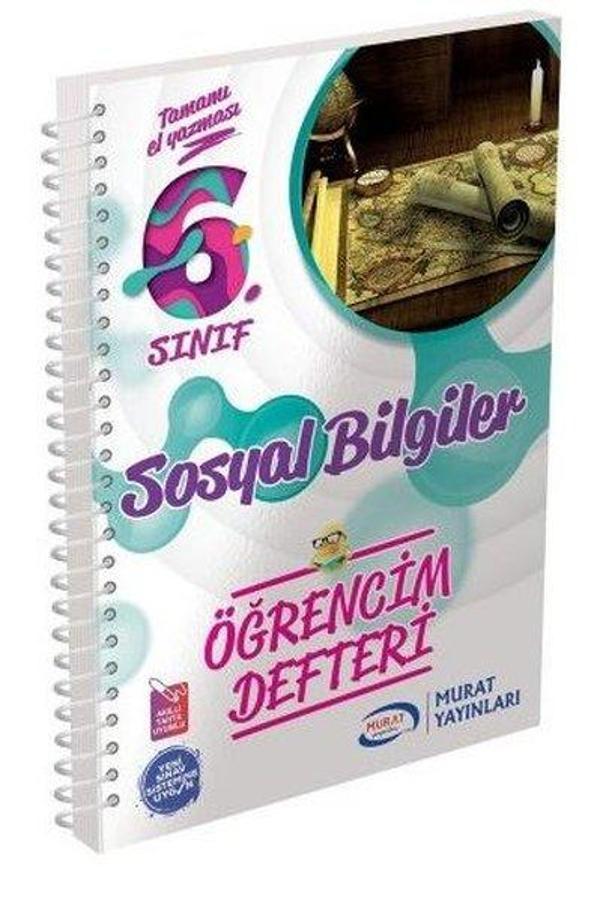 6.Sınıf Sosyal Bilgiler Öğrencim Defteri - Ankara Murat Yayıncılık - Image 1