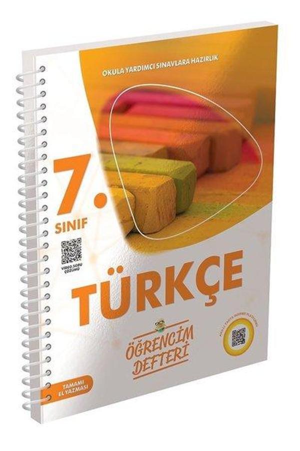 7.Sınıf Türkçe Öğrencim Defteri - Ankara Murat Yayıncılık - Image 1