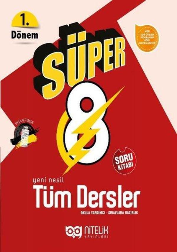 8.Sınıf 1.Dönem Tüm Dersler Soru Kitabı - Nitelik Yayınları - Image 1