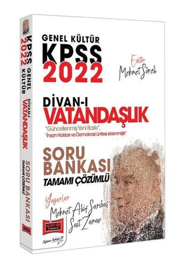 2022 KPSS Genel Kültür Divan-ı Vatandaşlık Tamamı Çözümlü Soru Bankası - Yargı Yayınları - Image 1
