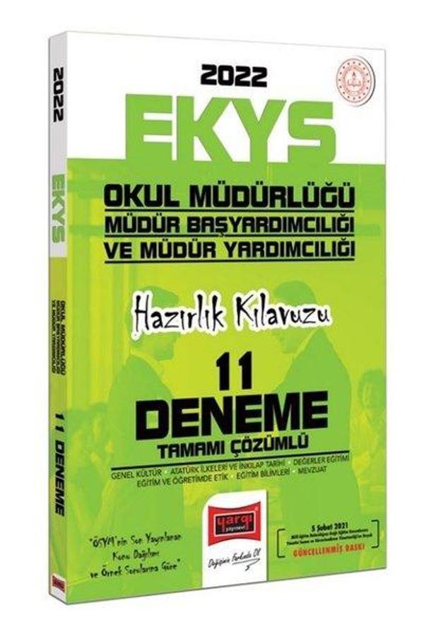 2022 EKYS Okul Müdürlüğü Müdür Başyardımcılığı ve Müdür Yardımcılığı Hazırlık Kılavuzu Tamamı Çözüml - Yargı Yayınları - Image 1