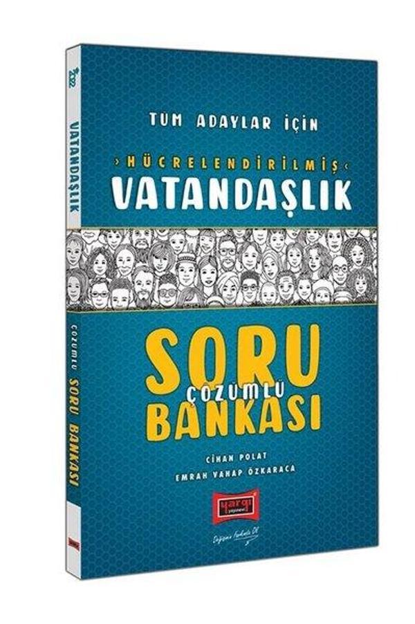 2022 KPSS Genel Kültür Tüm Adaylar için Hücrelendirilmiş Vatandaşlık Soru Bankası - Yargı Yayınları - Image 1