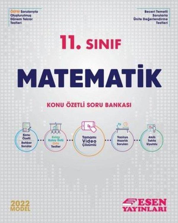 11.Sınıf Matematik Konu Özetli Soru Bankası - Esen Yayıncılık - Eğitim - Image 1