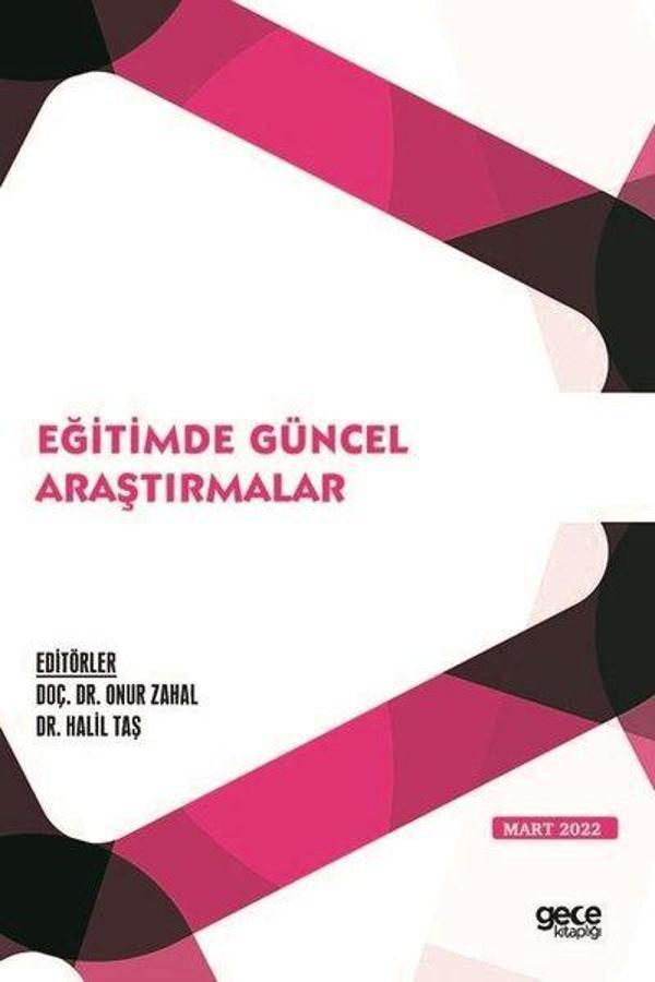 Eğitimde Güncel Araştırmalar - Mart 2022 - Gece Kitaplığı - Image 1