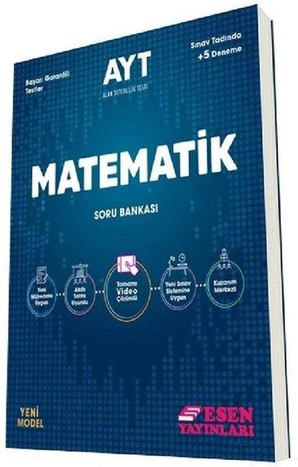 AYT Matematik Soru Bankası - Esen Yayıncılık - Eğitim - Image 1