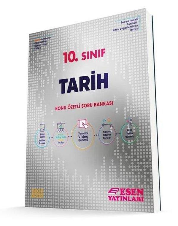 10.Sınıf Tarih Konu Özetli Soru Bankası - Esen Yayıncılık - Eğitim - Image 1