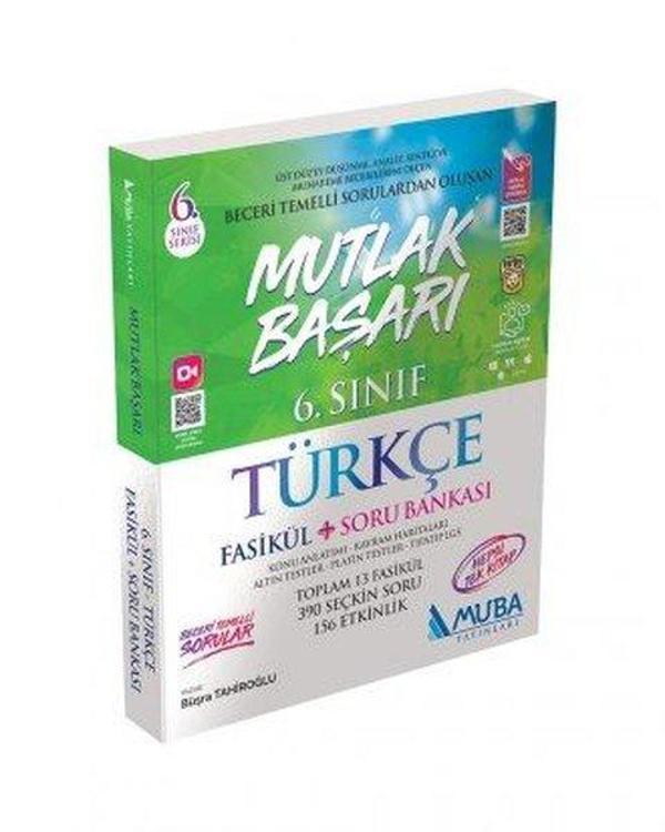 6.Sınıf Mutlak Başarı Türkçe Fasikül ve Soru Bankası - Muba Yayınları - Image 1