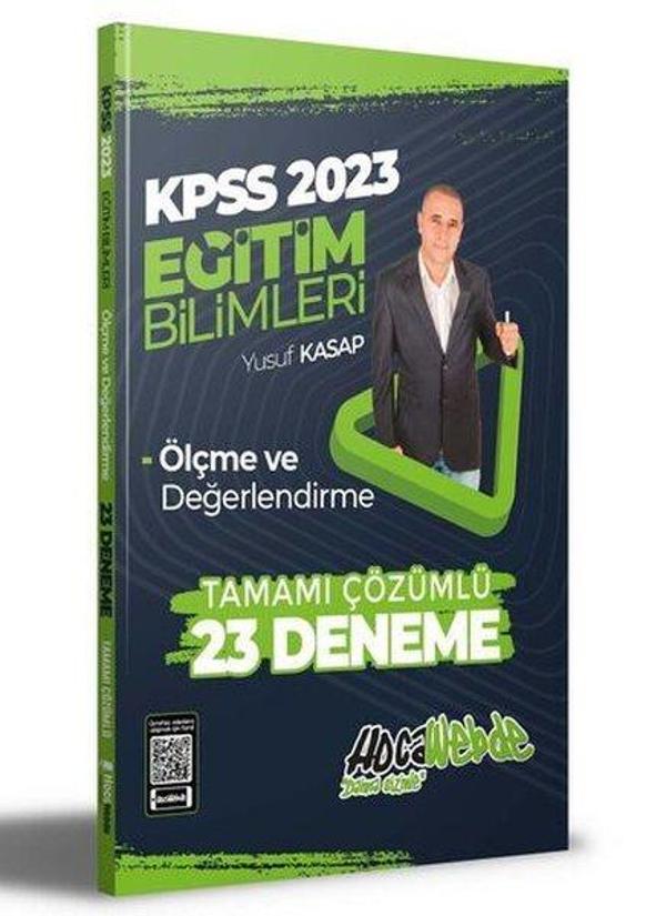 2023 KPSS Eğitim Bilimleri Ölçme ve Değerlendirme Tamamı Çözümlü 23 Deneme Sınavı - Hoca Webde Yayınları - Image 1