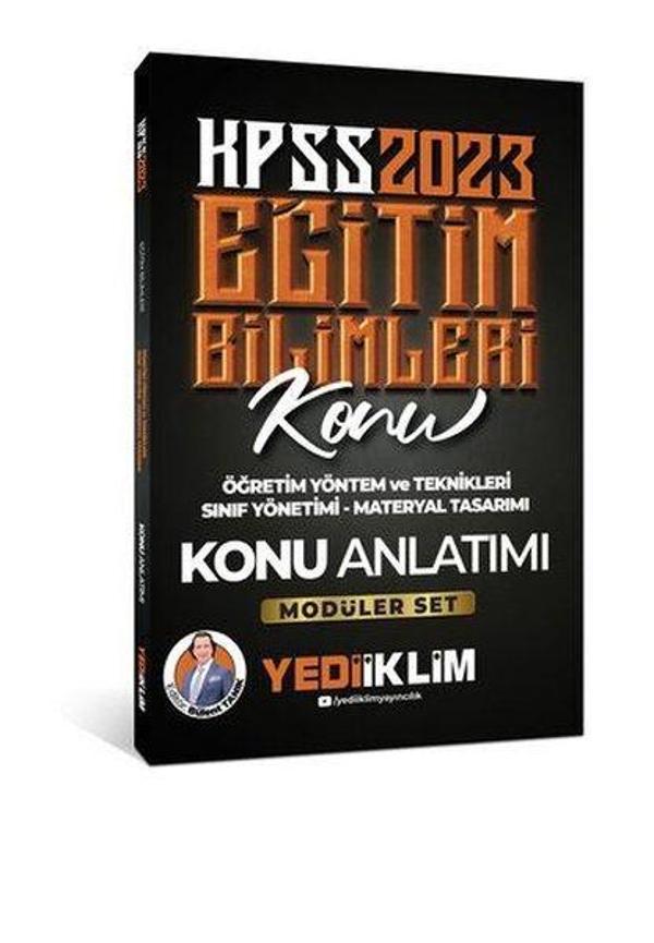 2023 KPSS Eğitim Bilimleri ÖYT- Sınıf Yönetimi- Materyal Tasarımı Konu Anlatımı - Modüler Set İçeris - Yediiklim Yayınları - Image 1