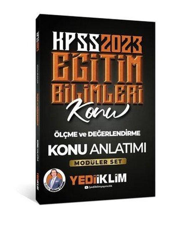 2023 KPSS Eğitim Bilimleri Ölçme ve Değerlendirme Konu Anlatımı - Modüler Set İçerisindeki - Yediiklim Yayınları - Image 1