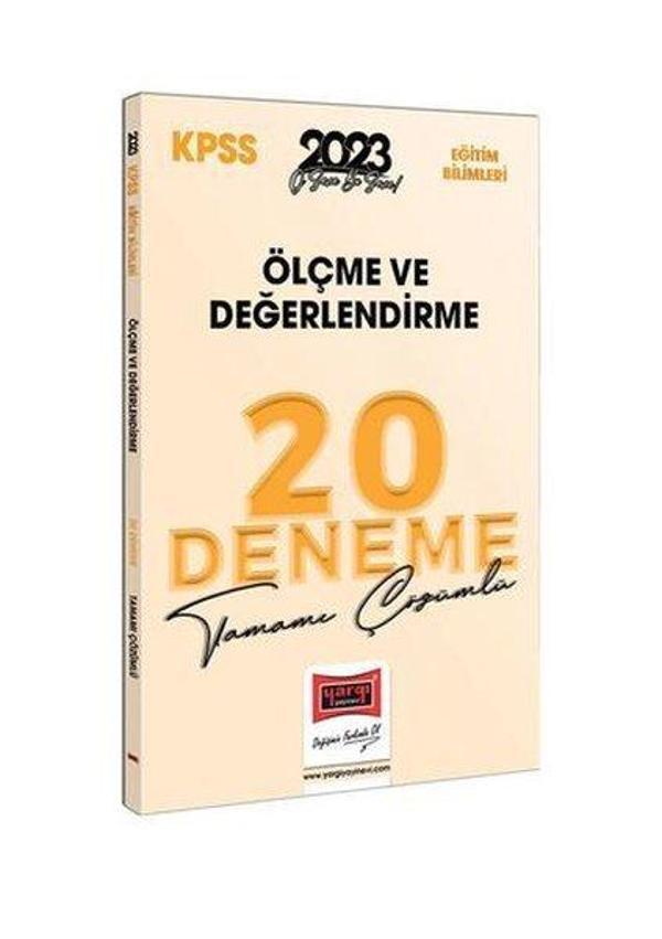 2023 KPSS Eğitim Bilimleri Ölçme ve Değerlendirme Tamamı Çözümlü 20 Deneme - Yargı Yayınları - Image 1