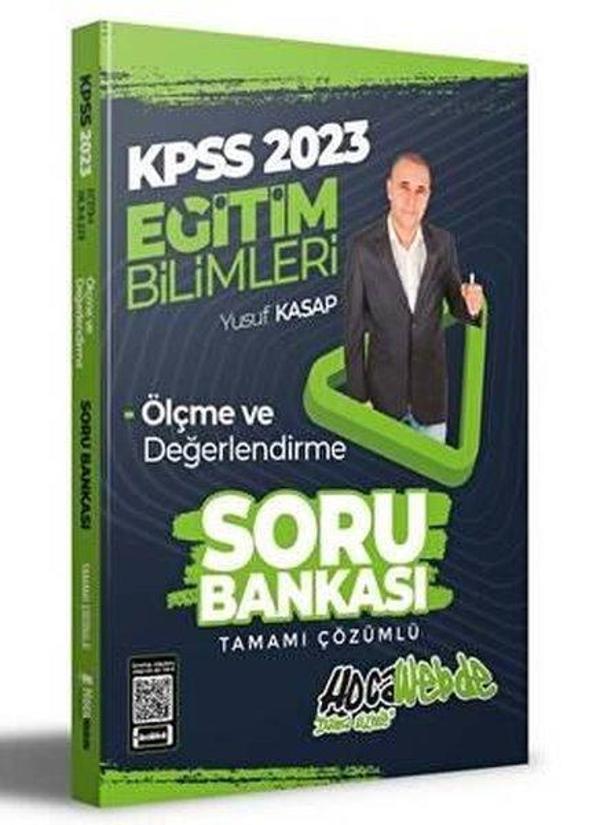 2023 KPSS Eğitim Bilimleri Ölçme ve Değerlendirme Tamamı Çözümlü Soru Bankası - Hoca Webde Yayınları - Image 1