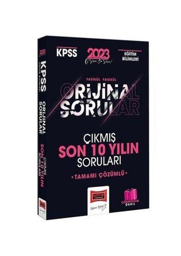 2023 KPSS Eğitim Bilimleri Fasikül Fasikül Orjinal Son 10 Yılın Çıkmış Soruları ve Çözümleri - Yargı Yayınları - Image 1
