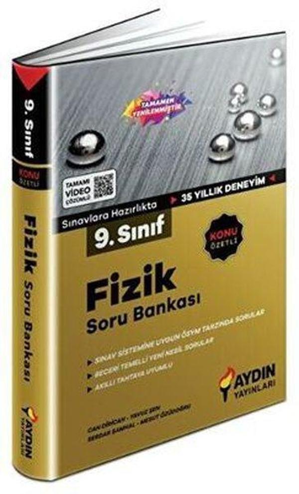 9. Sınıf Fizik Konu Özetli Soru Bankası - Aydın Yayınları-Eğitim - Image 1