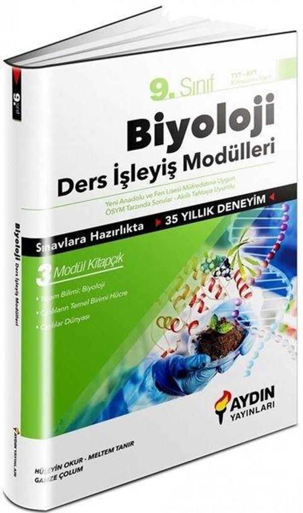 9. Sınıf Biyoloji Ders İşleyiş Modülleri - Aydın Yayınları-Eğitim - Image 1