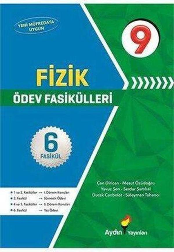 9. Sınıf Fizik Ödev Fasikülleri - Aydın Yayınları-Eğitim - Image 1