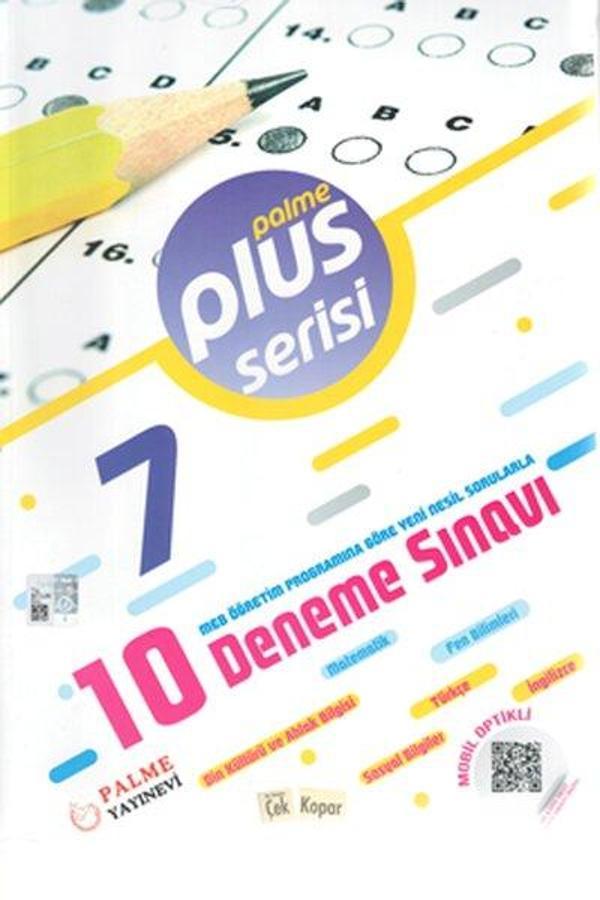 7. Sınıf Plus 10'Lu Deneme Sınavı - Palme Eğitim - Image 1