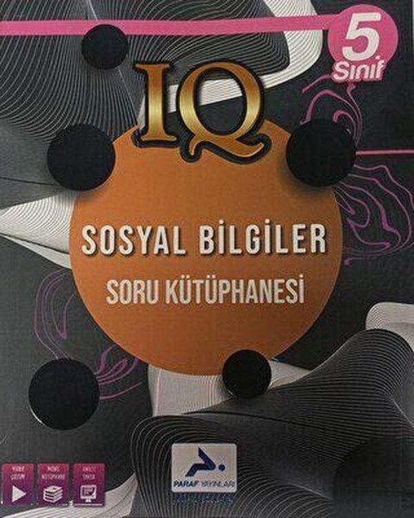5. Sınıf Sosyal Bilgiler Iq Paraf Soru Kütüphanesi - PRF Paraf Yayınları - Image 1