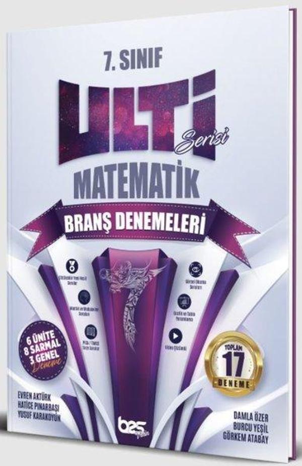 7. Sınıf Matematik Ulti Serisi Denemeleri - BES Yayınları - Image 1