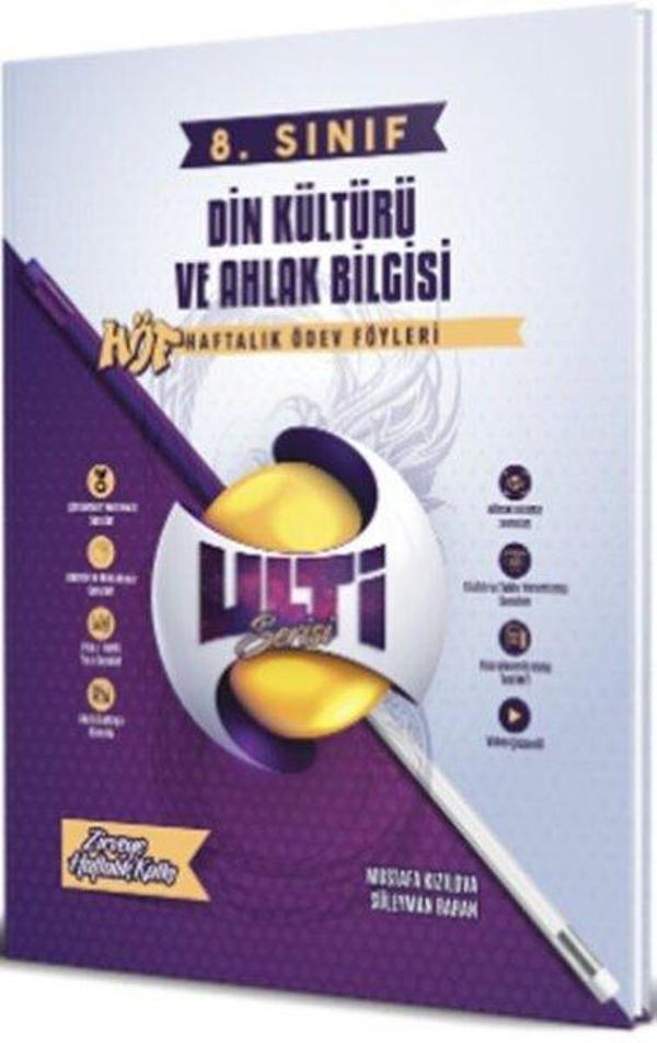 8. Sınıf LGS Din Kültürü ve Ahlak Bilgisi Ulti Serisi Haftalık Ödev Föyleri - BES Yayınları - Image 1