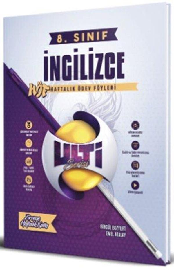 8. Sınıf LGS İngilizce Ulti Serisi Haftalık Ödev Föyleri - BES Yayınları - Image 1