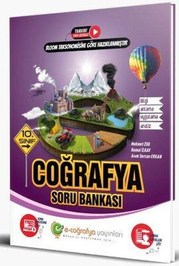 10. Sınıf Coğrafya Soru Bankası - E-Coğrafya Yayınları - Image 1