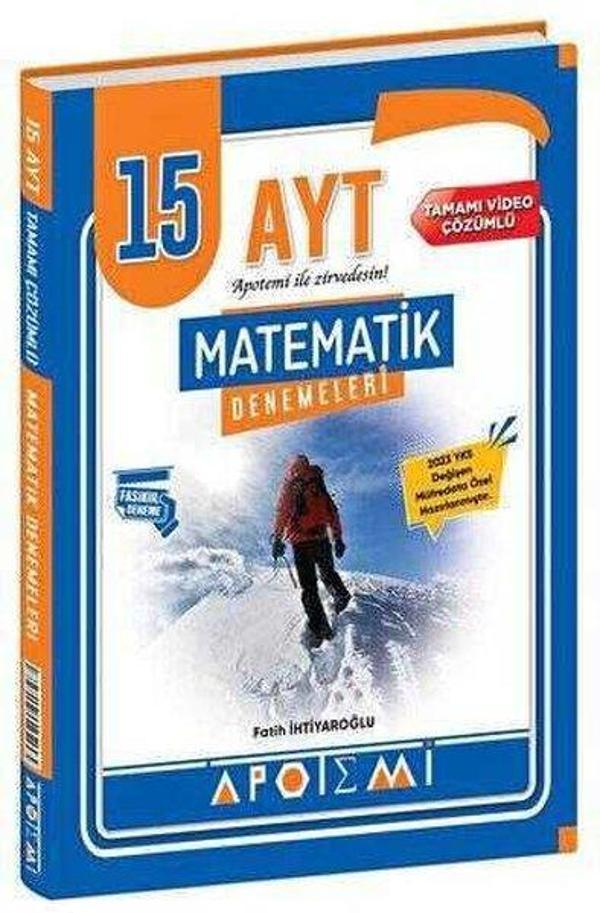 AYT Matematik 15'li Denemeleri - Apotemi Yayınları - Image 1