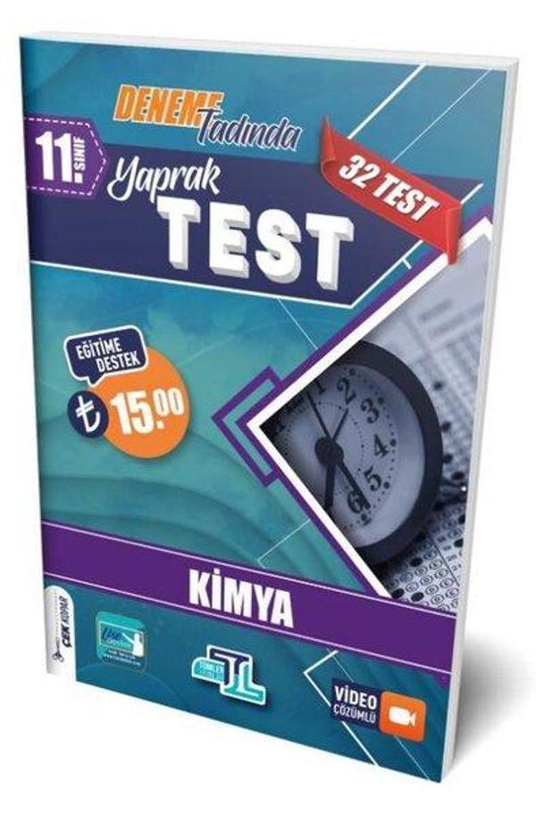 11. Sınıf Kimya Yaprak Test - Tümler Yayınları - Image 1