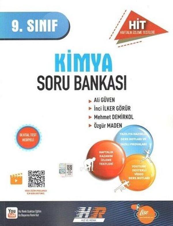 9. Sınıf Kimya HİT Soru Bankası - Hız ve Renk Yayınları - Image 1