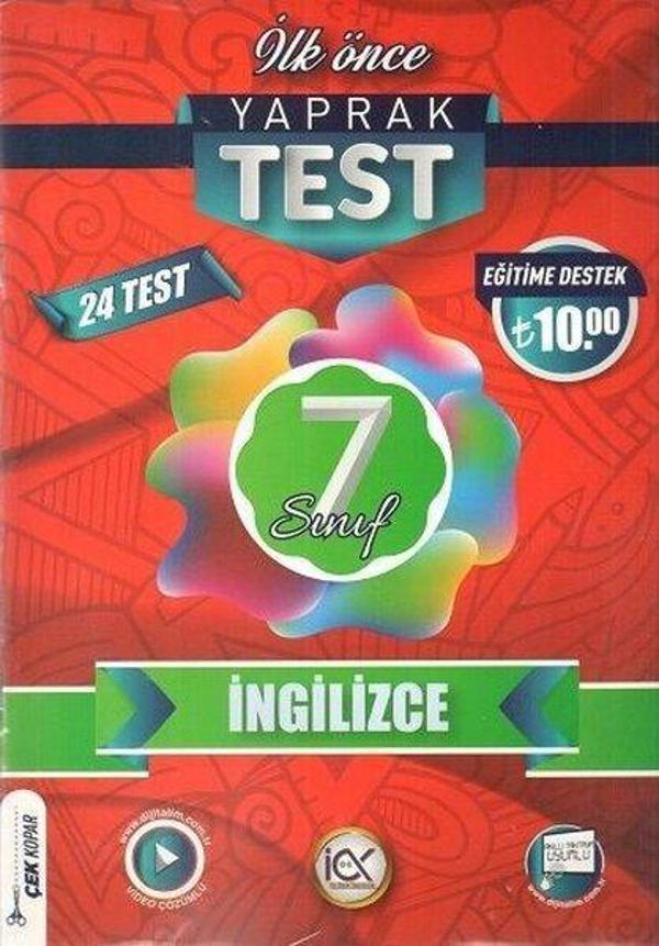 7. Sınıf  Din Kültürü ve Ahlak Bilgisi Yaprak Test - İlk Önce Yayınları - Image 1