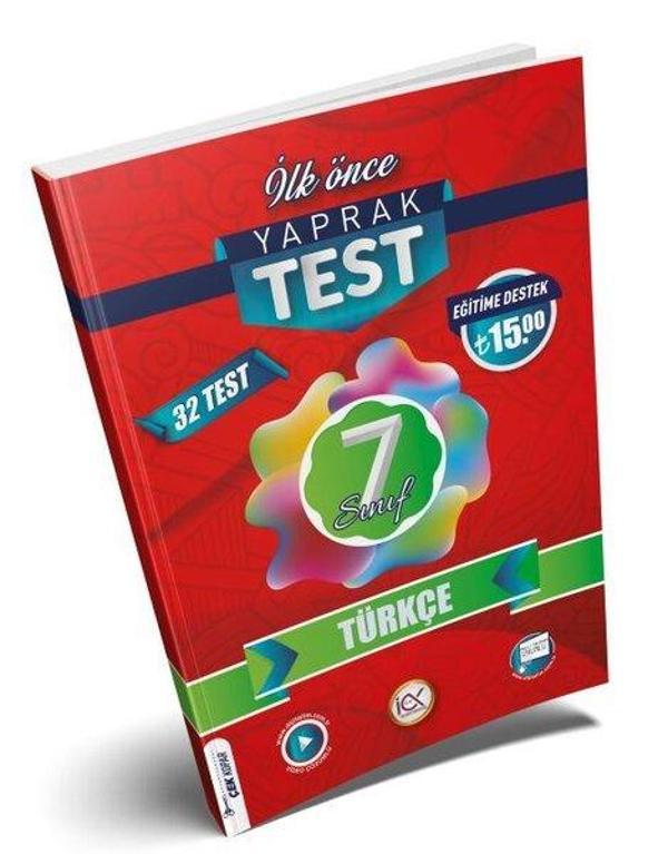 7. Sınıf Türkçe Yaprak Test - İlk Önce Yayınları - Image 1