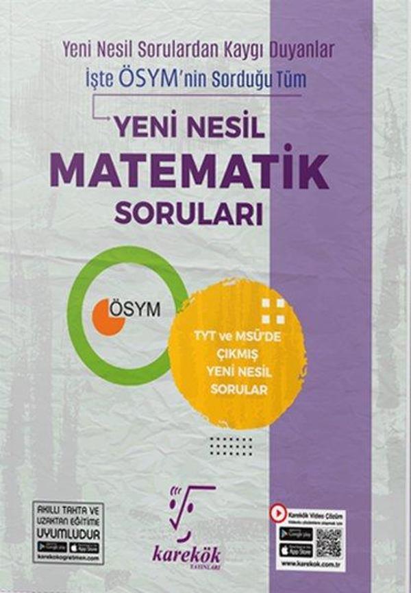 TYT Yeni Nesil Matematik Soruları - Karekök Eğitim Yayınları - Image 1