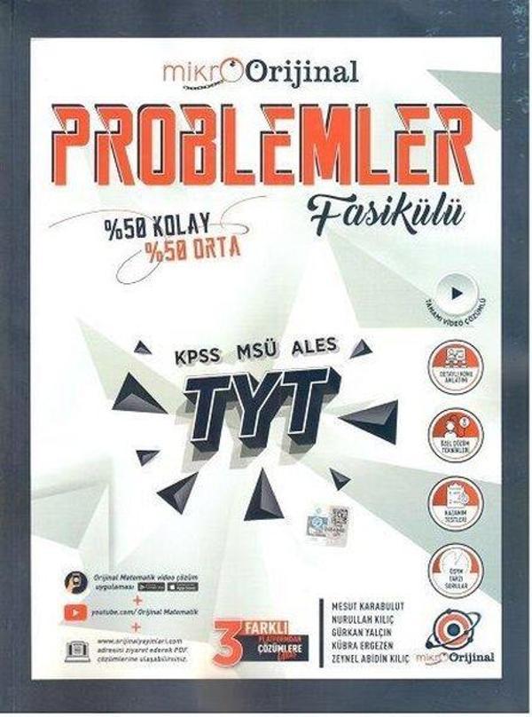 TYT Problemler Soru Bankası - Orijinal Yayınları - Image 1