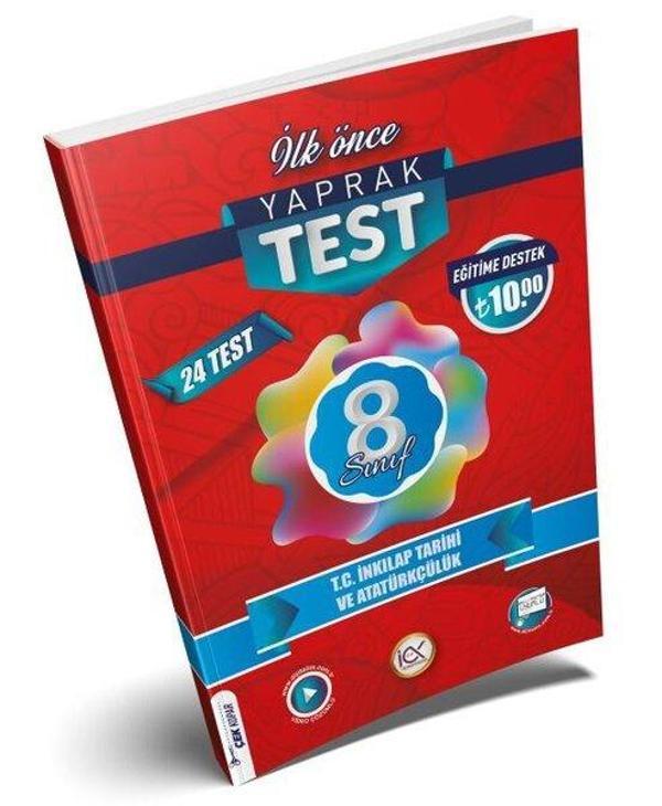 8. Sınıf T. C. İnkılap Tarihi ve Atatürkçülük Yaprak Test - İlk Önce Yayınları - Image 1
