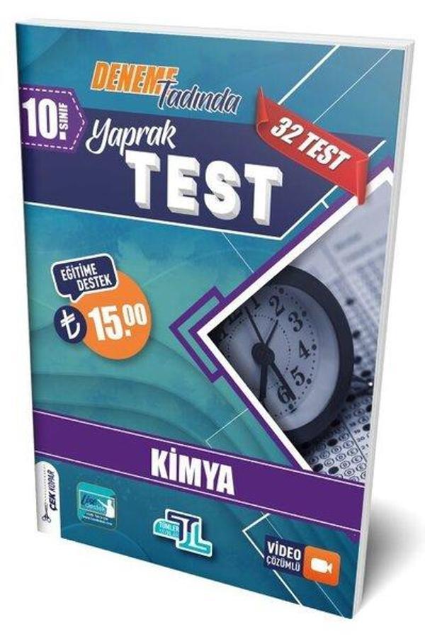 10. Sınıf Kimya Yaprak Test - Tümler Yayınları - Image 1