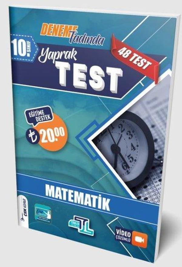 10. Sınıf Matematik Yaprak Test - Tümler Yayınları - Image 1