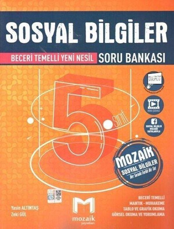 5. Sınıf Sosyal Bilgiler Soru Bankası - Mozaik - Ders Kitapları - Image 1