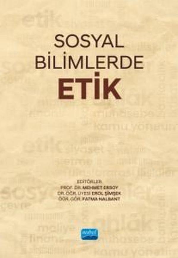 Sosyal Bilimlerde Etik - Nobel Akademik Yayıncılık - Image 1