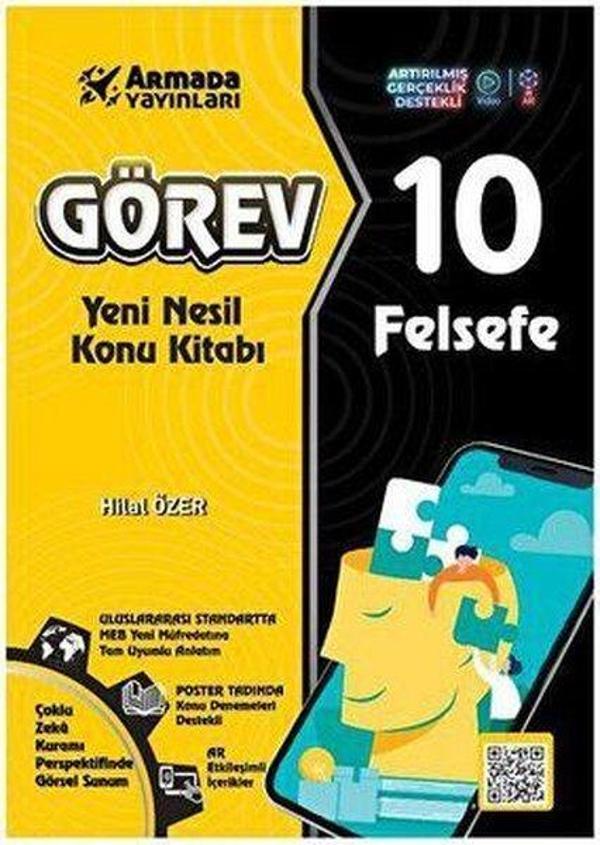 10. Sınıf Felsefe Görev Yeni Nesil Konu Kitabı - Armada Yayınları - Image 1
